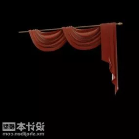 Cinema Curtain Textile Furniture 3d model