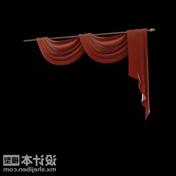 Small Blind With Textures 3d model