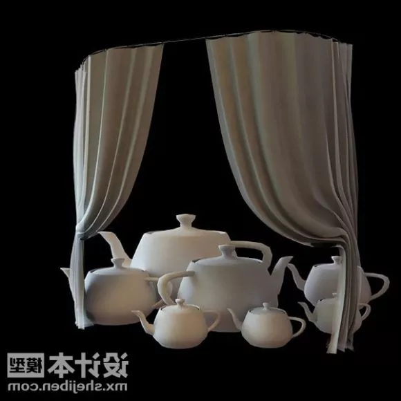 Small Blind With Textures 3d model