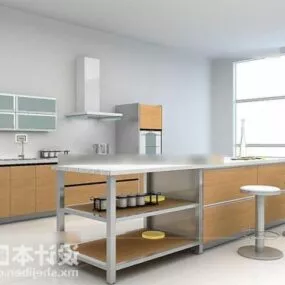 Modern Kitchen Cabinet Furniture 3d model