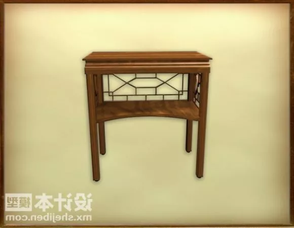 Chinese Wooden Coffee Table V1 3d model Chinese Wooden Coffee Table V1 3d model