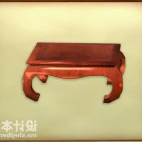 Chinese Coffee Table Carved Style 3d model