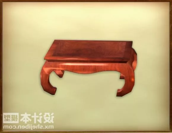 Round Table With Glass Top 3d model