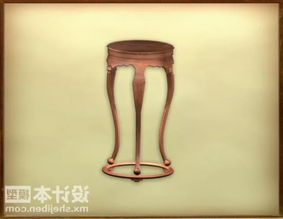 Old Wooden Table, Pallet Table 3d model