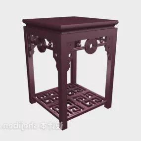 Chinese Traditional Stool Coffee Table 3d model