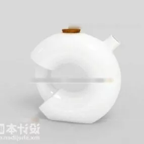 Kitchen Utensils White Ceramic 3d model