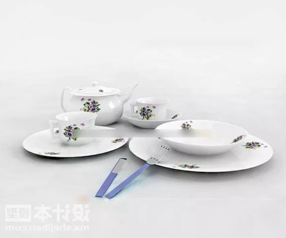 Wall Dressing Table 3d model