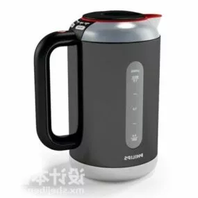 Black Kettle Kitchen Appliances 3d model