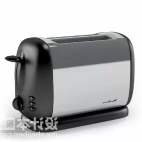 Steel Kitchen Toaster 3d model