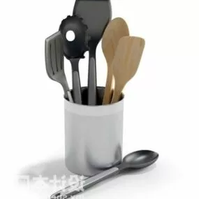 Spoon Storage Kitchen Supplies 3d model