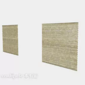 Traditional Fabric Curtain 3d model