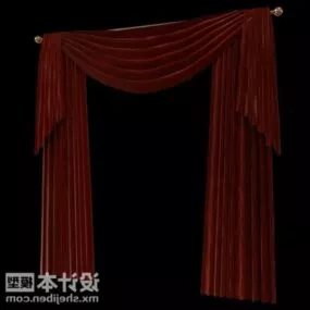 Curtain Velvet Blind 3d model