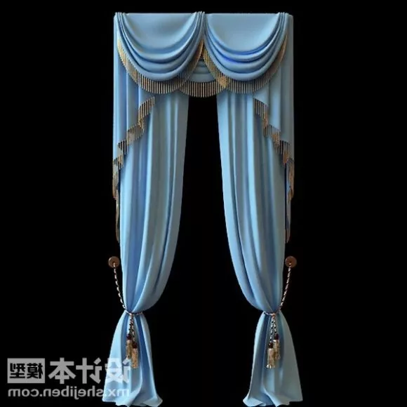 Curtain For Big Room 3d model