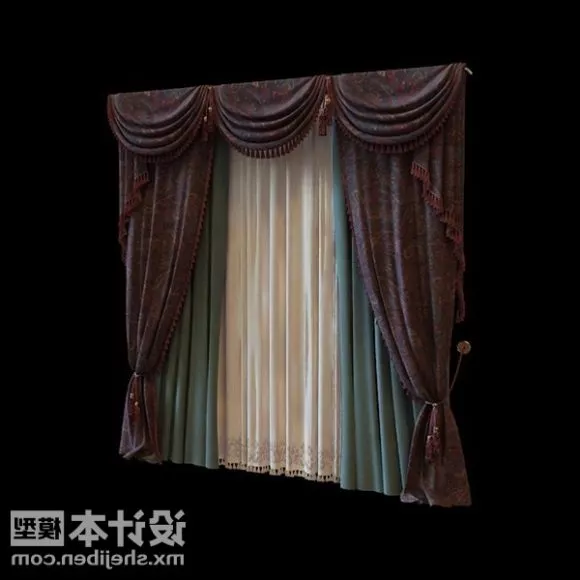 Small Blind With Textures 3d model