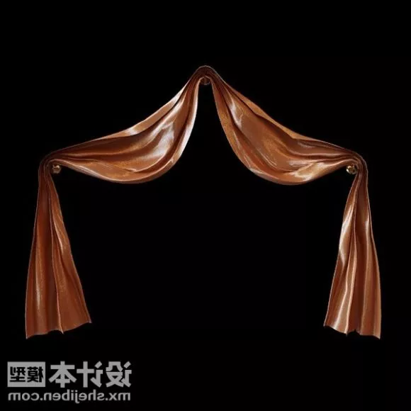 Curtain Modern Style 3d model