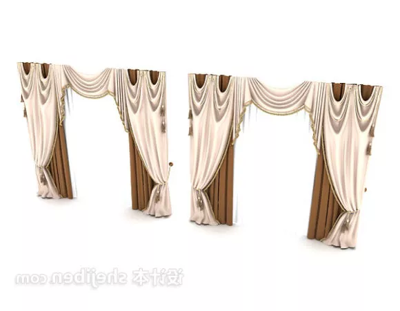 Window Frame Louver Style 3d model