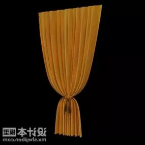 Yellow Curtain Collapse 3d model
