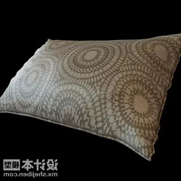 Pillow Brown Textile 3d model Pillow Brown Textile 3d model