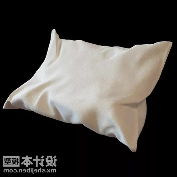 Pillow Cushion And Table 3d model
