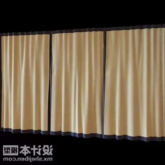 Window Frame Louver Style 3d model