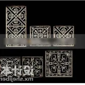Chinese Partition Pattern Block 3d model