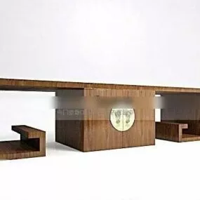 Chinese Wood Tv Cabinet 3d model