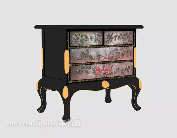 Chinese Furniture Old Cabinet 3d model Chinese Furniture Old Cabinet 3d model