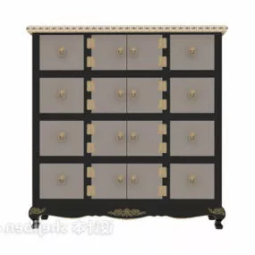 Antique Chinese Cabinet 3d model