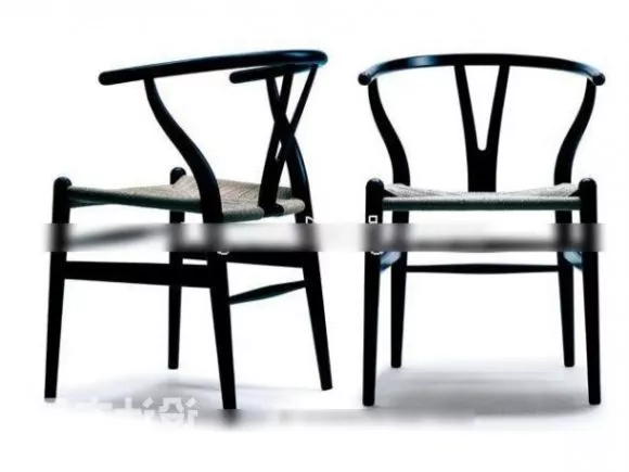Simple Armchair High Back 3d model