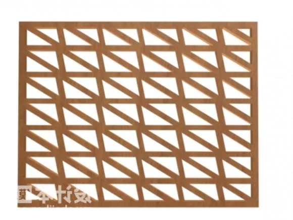 Chinese Partition Screen Divider 3d model