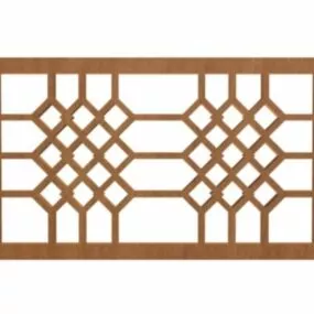 Chinese Windows Frame Pattern 3d model