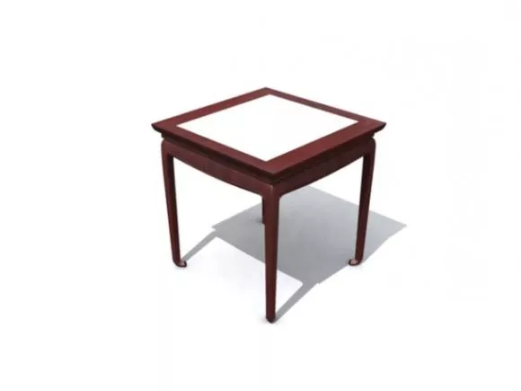 Square Console Table 3d model Square Console Table 3d model