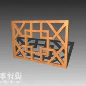 Window Frame Pattern Shape 3d model