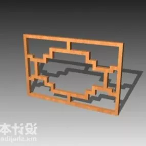 Window Frame Module Pattern 3d model