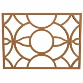 Window Frame Wood Pattern 3d model