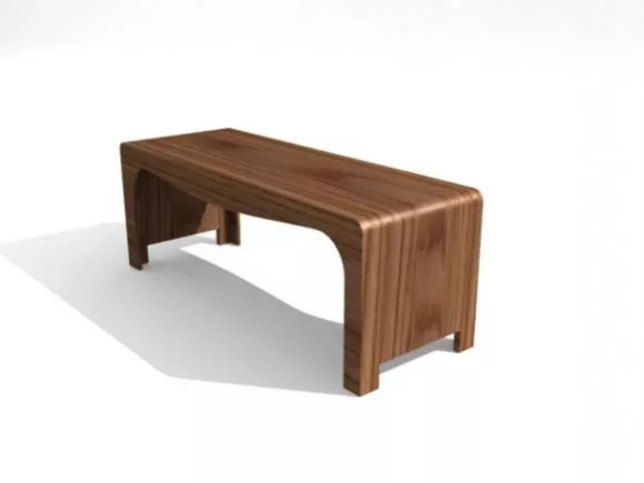 Console Table Wood Furniture 3d model Console Table Wood Furniture 3d model