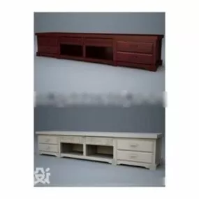 Two Tv Cabinet Furniture 3d model
