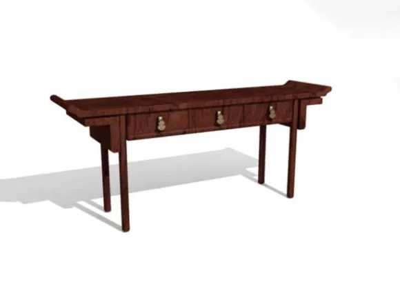 Console Table Elegant Leg 3d model
