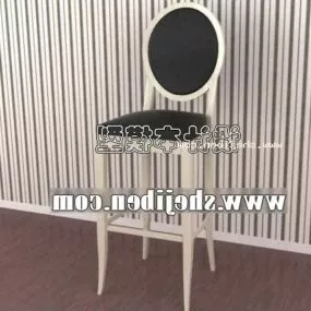 Vintage Bar Chair Classic Style 3d model