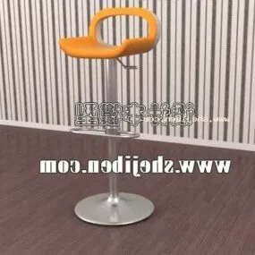 Modern Bar Chair Rotatable 3d model