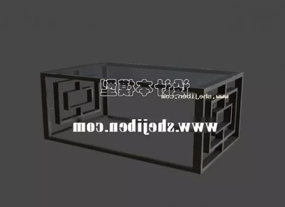 Frame Oriental Texture With Pattern Asian Design 3d model