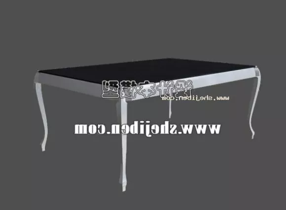 Simple Work Table With Two Drawers 3d model