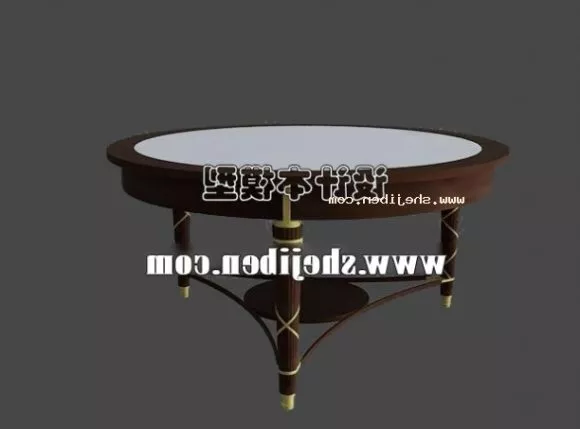 Reception Table Furniture With Drawers 3d model