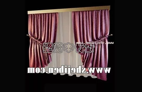 Collapsed Curtain 3d model