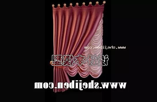 Realistic Theater Curtain 3d model Realistic Theater Curtain 3d model