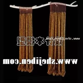 Apartment Curtain Furniture 3d model