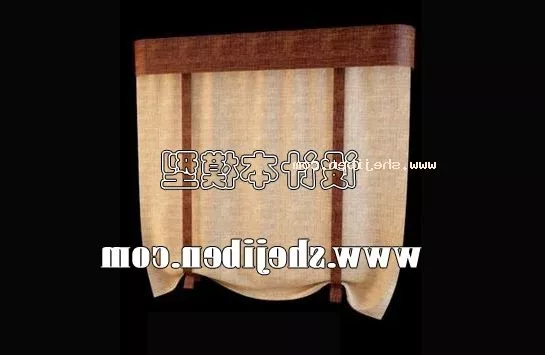 European Roll Blind 3d model European Roll Blind 3d model