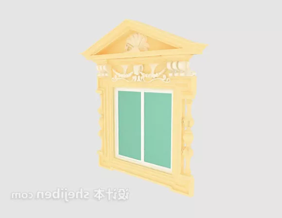 Rectangular Window For Home 3d model
