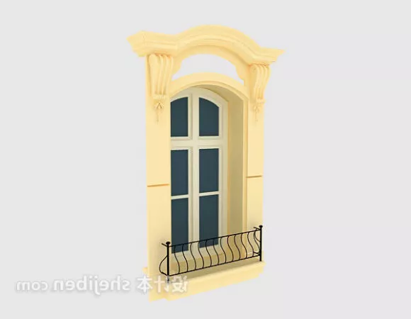 Frame Horizontal Sliding Window 3d model