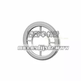 Circle Window 3d model